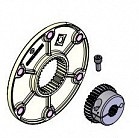 832468 Муфта на маховик SAE10 для насоса SAE16/32 Z13