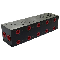 826598 Плита CETOP 03, 5 мест