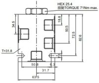 820527 Делитель потока V1023