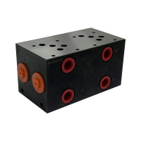 826600 Плита CETOP 05, 2 места