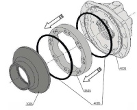 832471 Уплотнительное кольцо 254.5*2.5*2.5 мм
