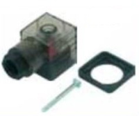 Разъем электрический 12V, C18-2P+T+LED, PG9, DIN43650  406030