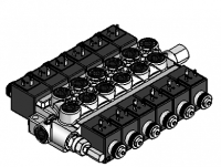 Гидрораспределитель 6 секций (MD) DO6DC6BAACZ180010