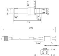 826934 Датчик оборотов гидромотора RPM-11 826934 Датчик оборотов гидромотора RPM-11