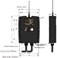 832460 Пульт радиоуправления сваебойной установки
