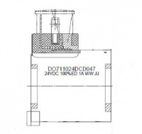 Набор из 5 катушкек управления  гидрораспределителя 12V DO711012DCD077R05 Набор из 5 катушкек управления  гидрораспределителя 12V DO711012DCD077R05