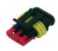 Разъем электрический Superseal 3P.P/F male 406237