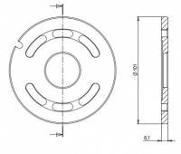 Распределительная плита HP264216502R