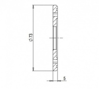 Плита распределительная правого вращения для насосов NT10,NT12,HPP2 HP264111904R