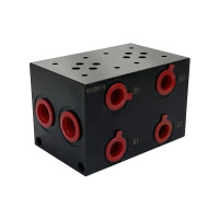 826595 Плита CETOP03, 2 места