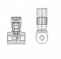 820994 Дроссель односторонний G1/4