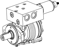826515 Мотор героторный RY50 с регулятором расхода и датчиком оборотов