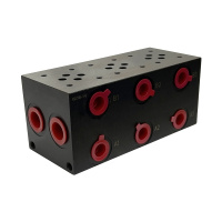 826596 Плита CETOP 03, 3 места