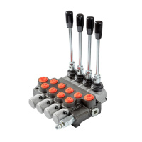 820694 Гидрораспределитель 4х секционный 40 л/мин, тросовое управление, плавающее положение