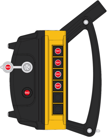832460 Пульт радиоуправления сваебойной установки