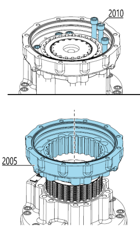 832486 Тормоз в сборе мотора HMS18-В