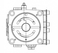 Распределитель неподвижный левого вращения HPP7 HP434000220R