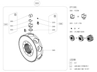 B70963H Ремкомплект 9300 мотора MS125