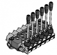 Гидрораспределитель 6 секций ML6 DO6DE6BACDZ180075