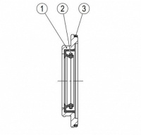 Набор уплотнений для вала насоса M4PV-M4MF-M4MV HP486032101R