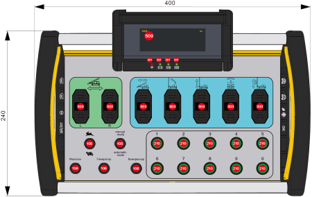 832460 Пульт радиоуправления сваебойной установки