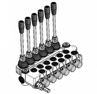 Гидрораспределитель 6 секций ML6 DO6DE6EACCZ160001