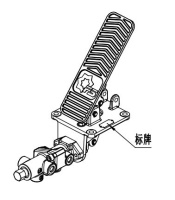 822484 Педаль тормозная