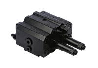 822479 Гидрораспределитель моноблочный двухсекционный с плавающим положением и шоковыми клапанами LV