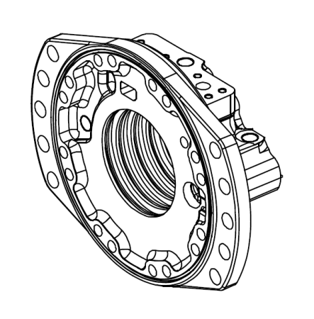832483 Корпус распределителя мотора MS18-B